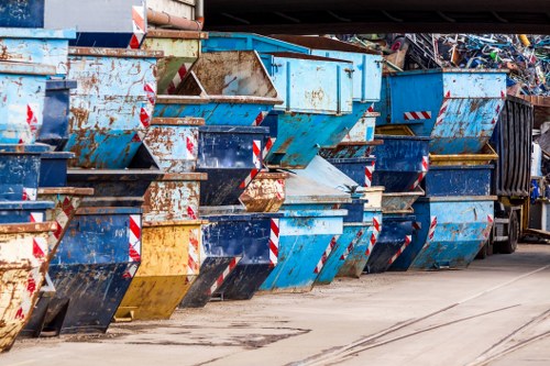 Skip hire container ready for waste removal in Knightsbridge