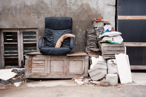 Satisfied customers after house clearance service