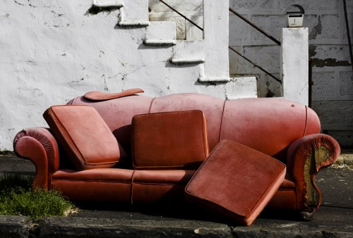 Different types of construction waste materials