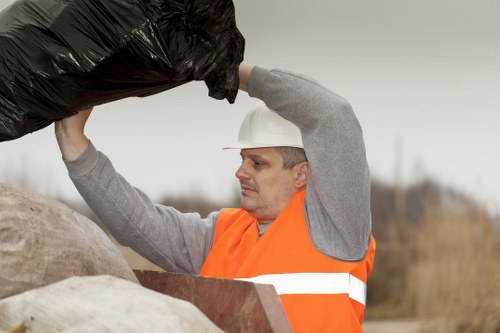 Team providing skip hire services in Knightsbridge